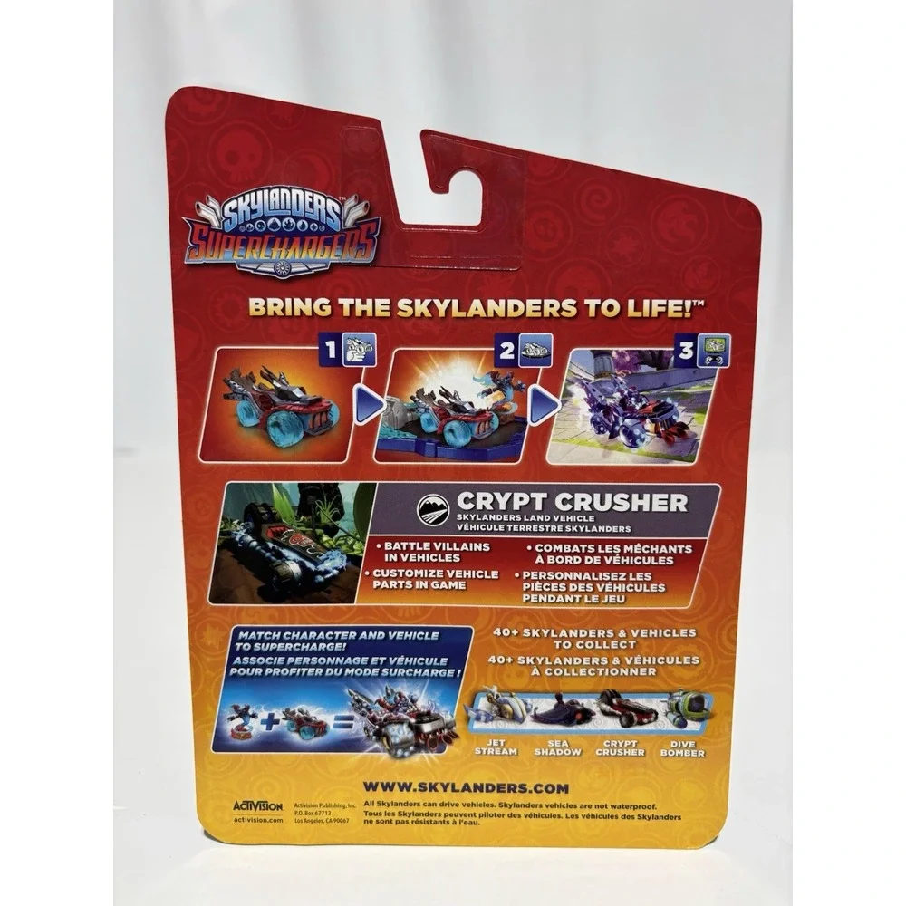 Skylanders Superchargers Crypt Crusher Activision‎ Drag Racing 2015 New